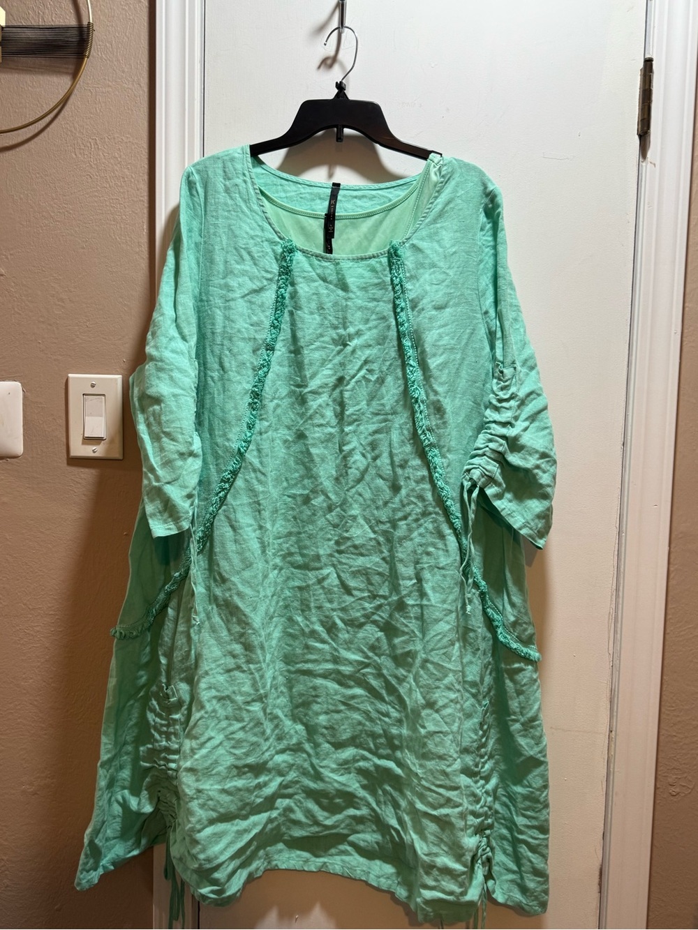 Preowned IC By Connie K Linen Dress In Size L